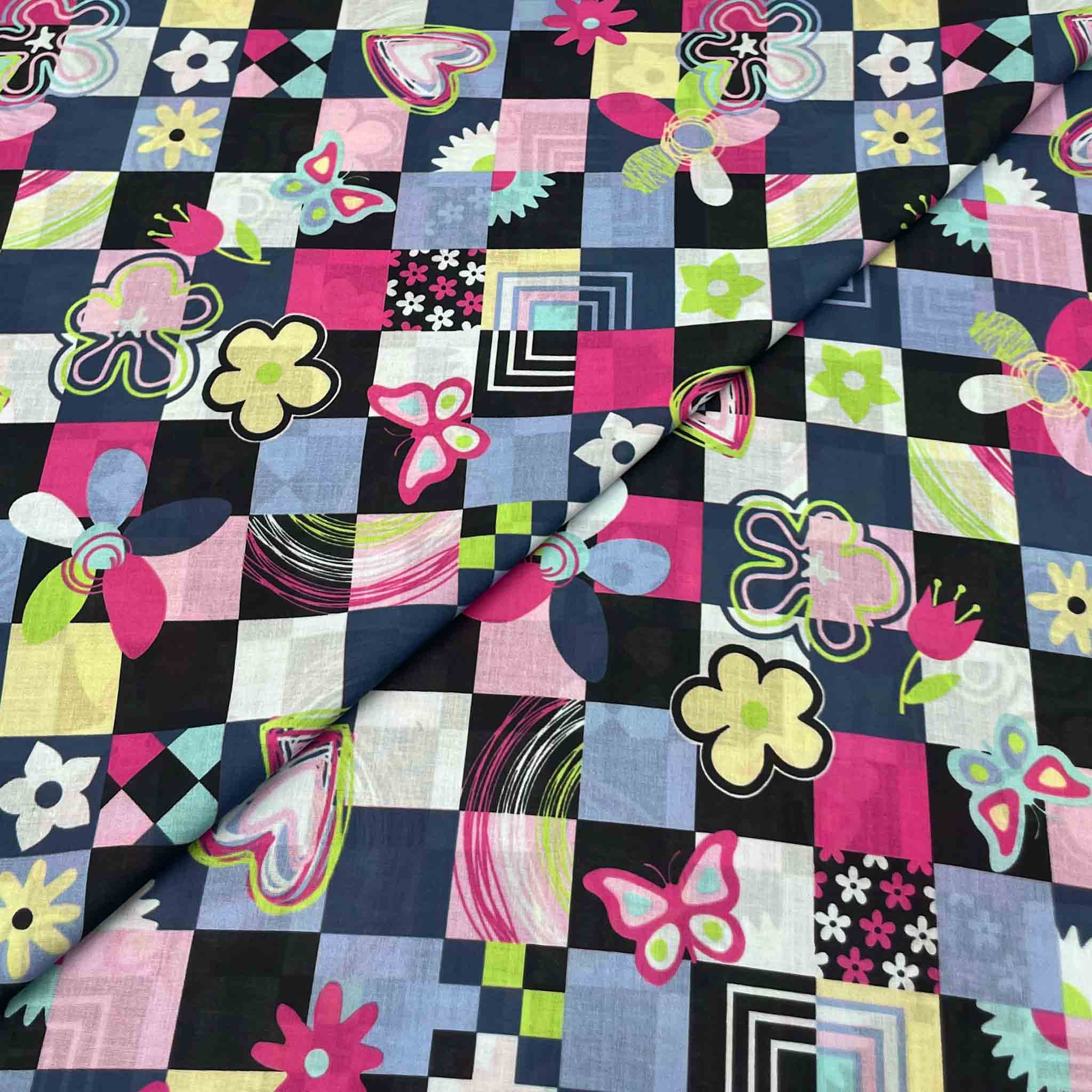 Lawn Digital Print D813