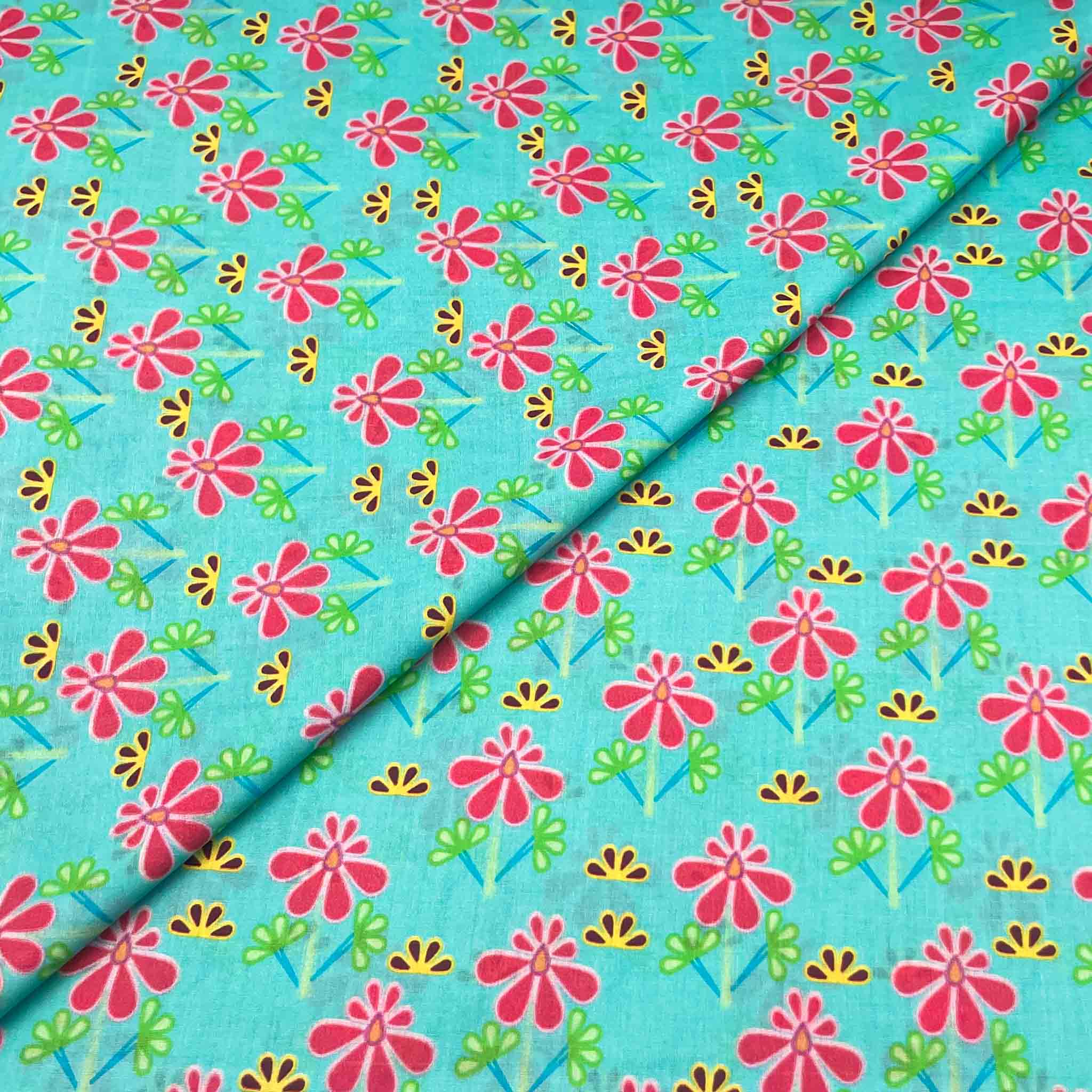 Lawn Digital Print D1013