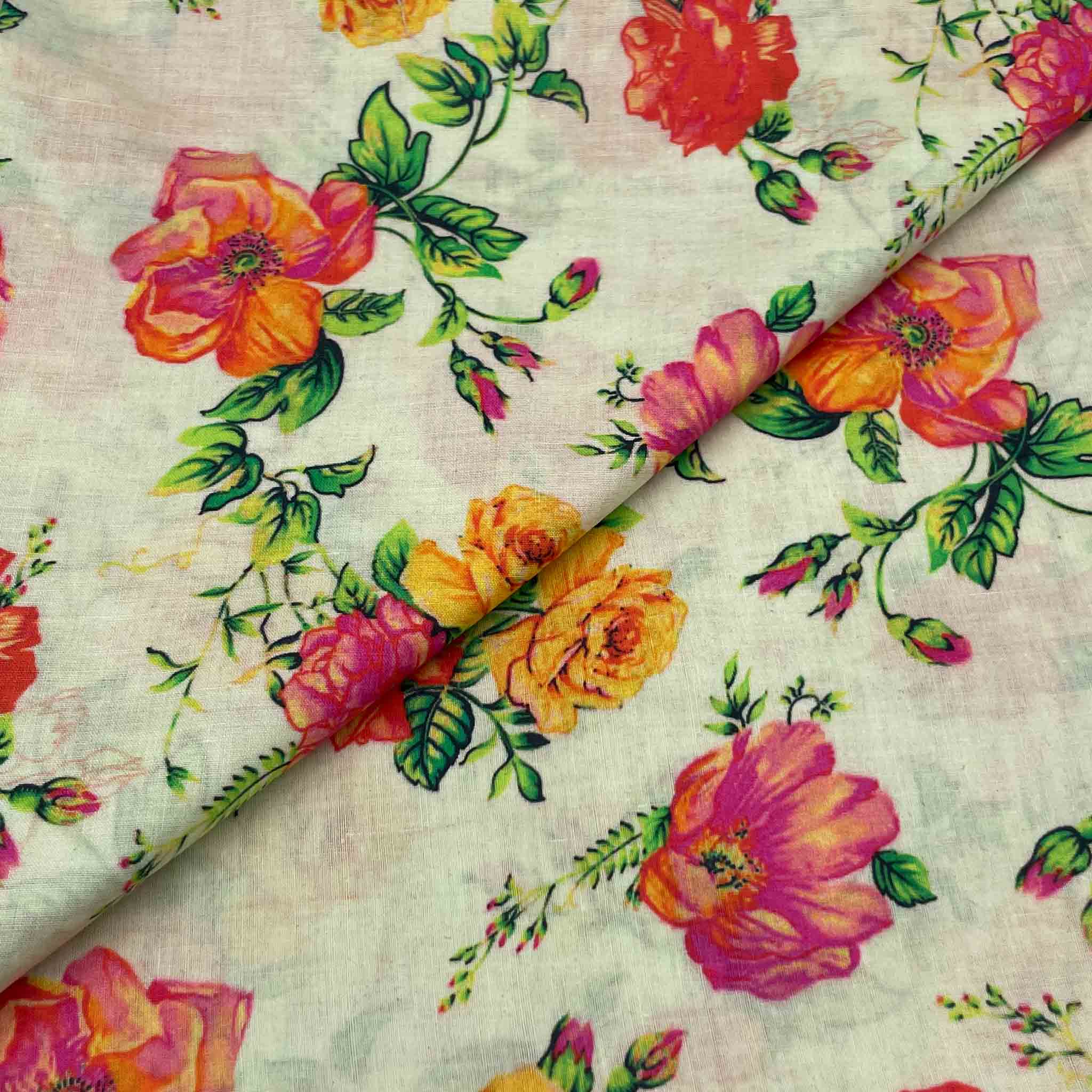 Lawn Digital Print D105