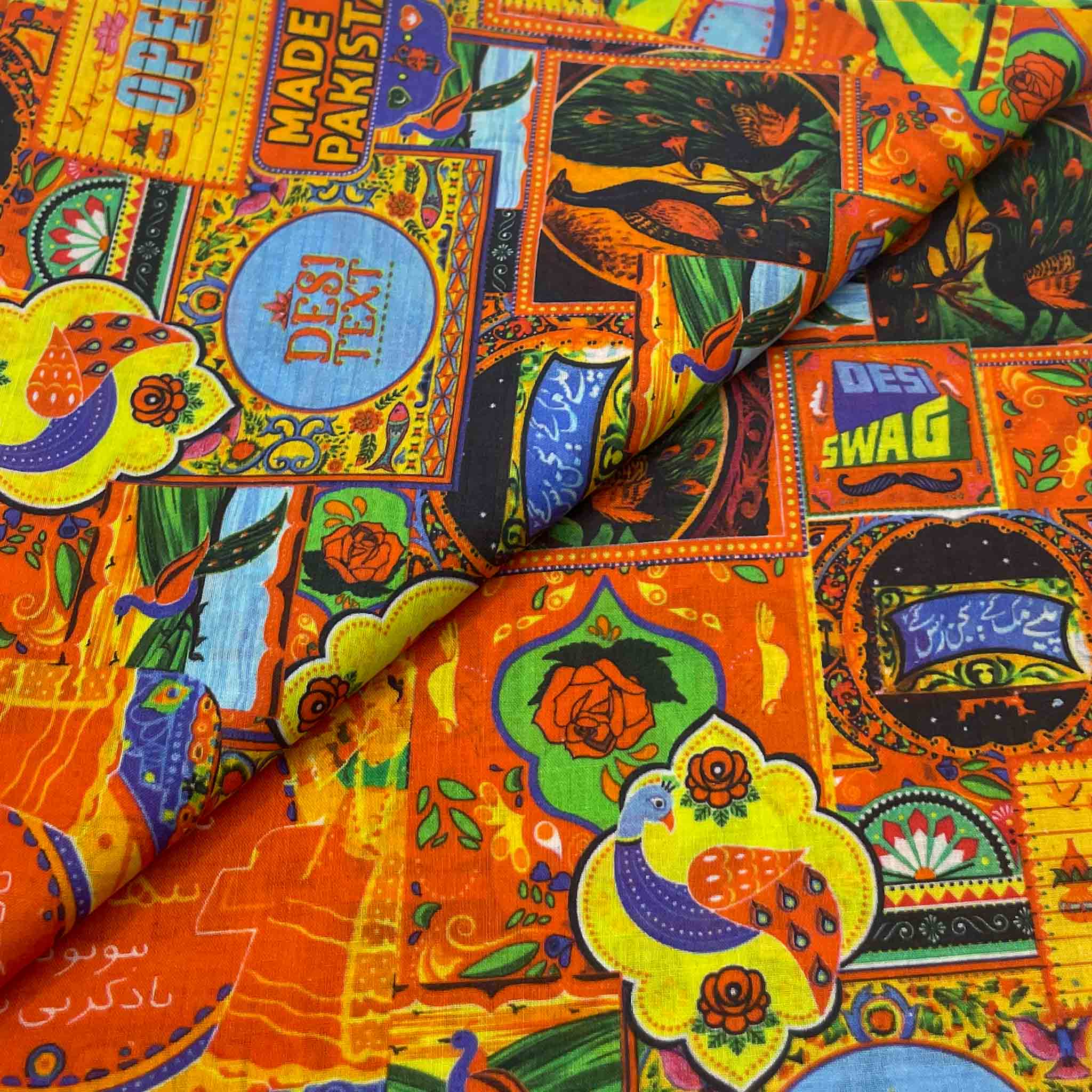 Lawn Digital Print D219