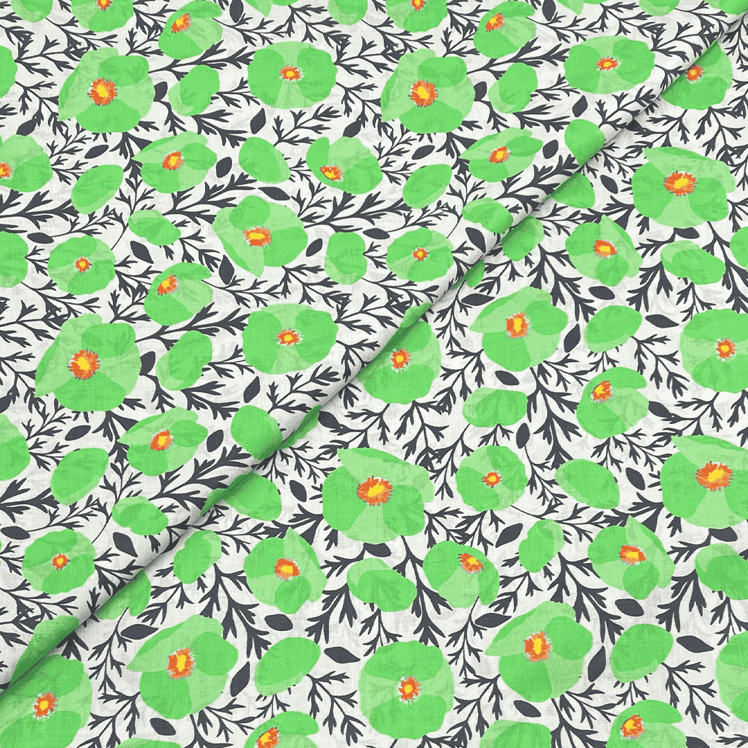 Lawn Digital Print D556