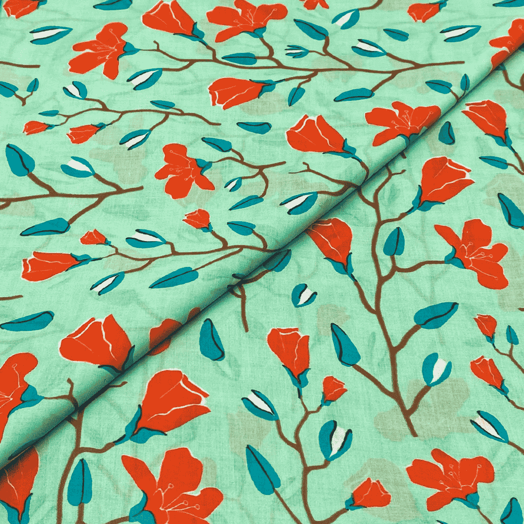 Lawn Digital Print D725