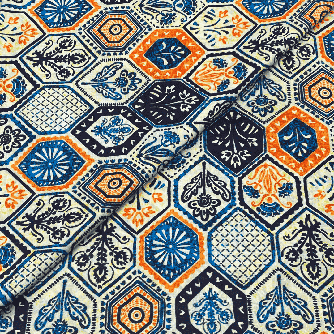 Lawn Digital Print D663