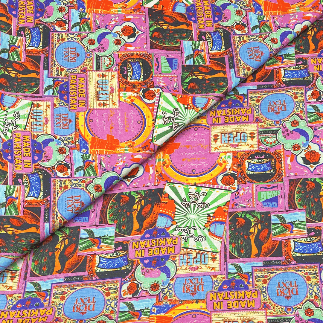 Lawn Digital Print D445