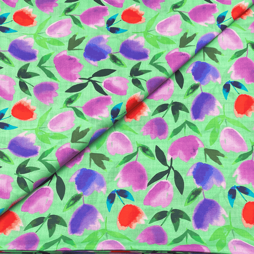 Lawn Digital Print D518