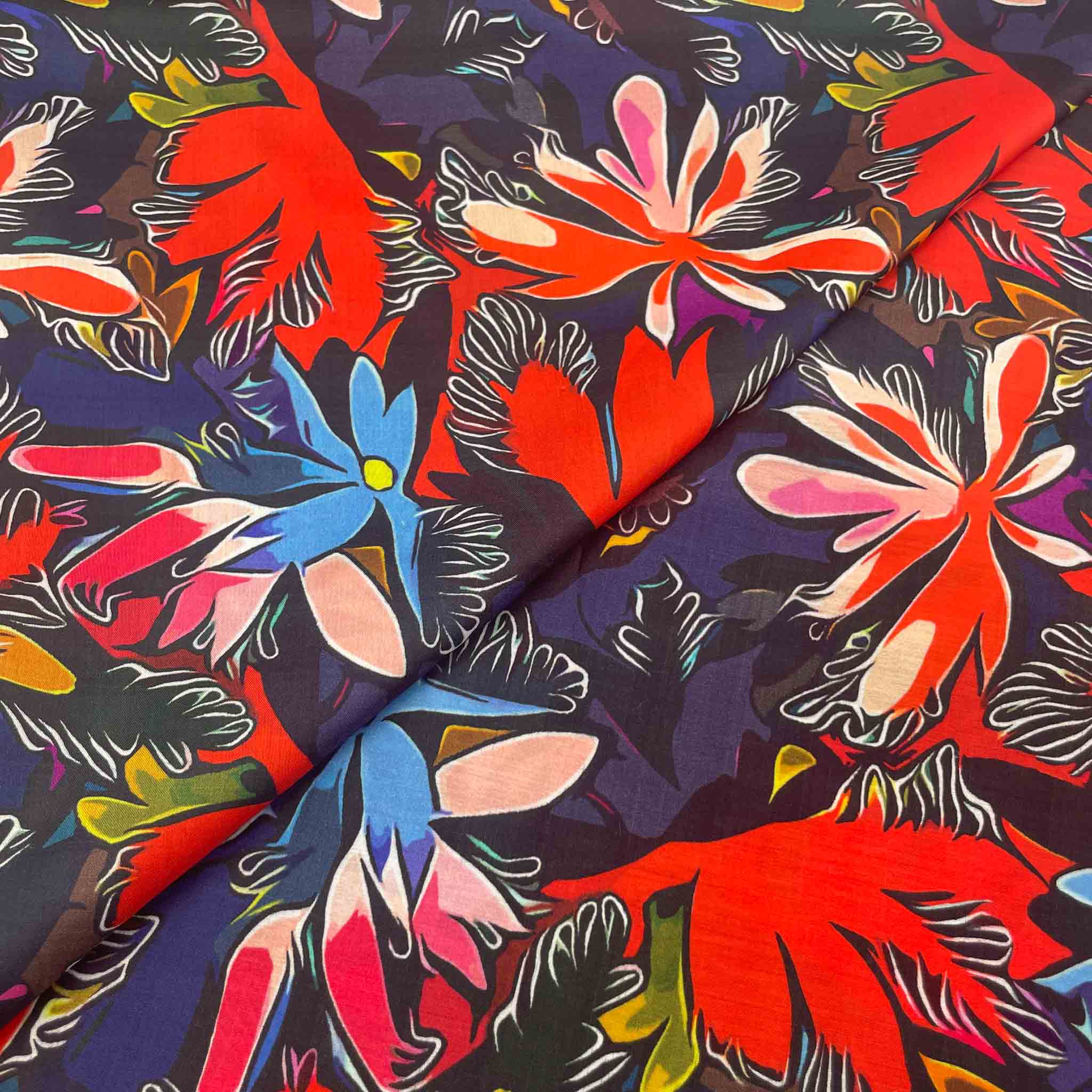 Viscose Digital Print D136