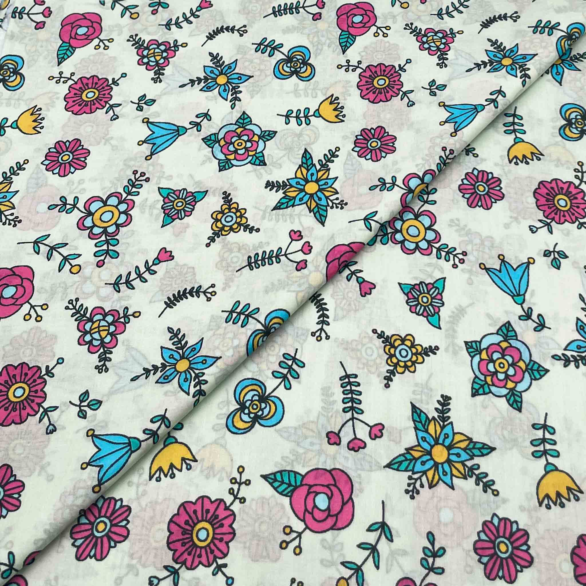 Lawn Digital Print D786