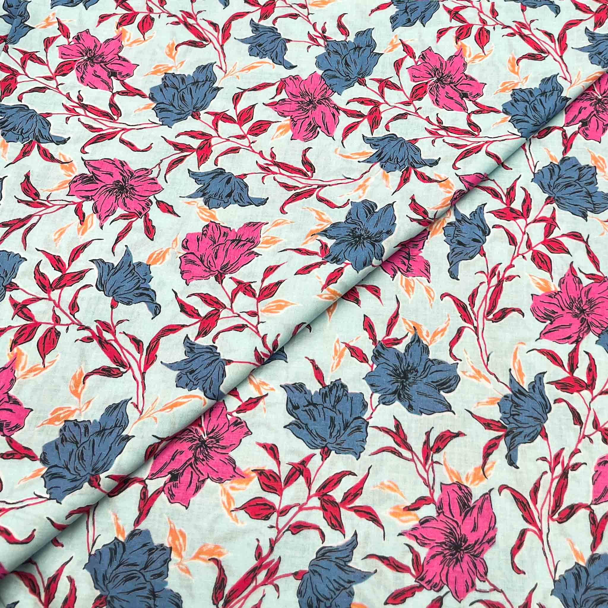 Lawn Digital Print D744