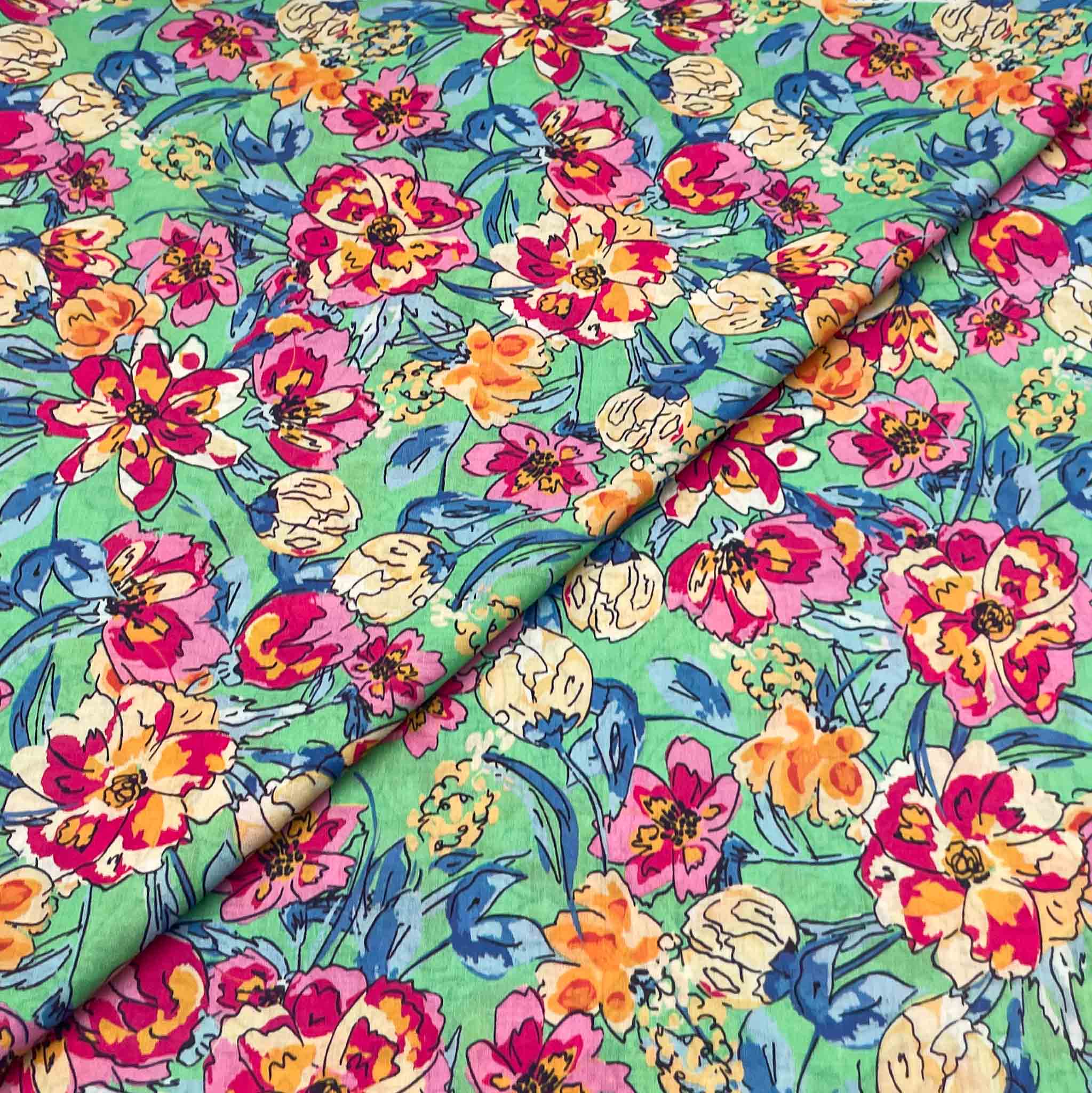 Lawn Digital Print D966