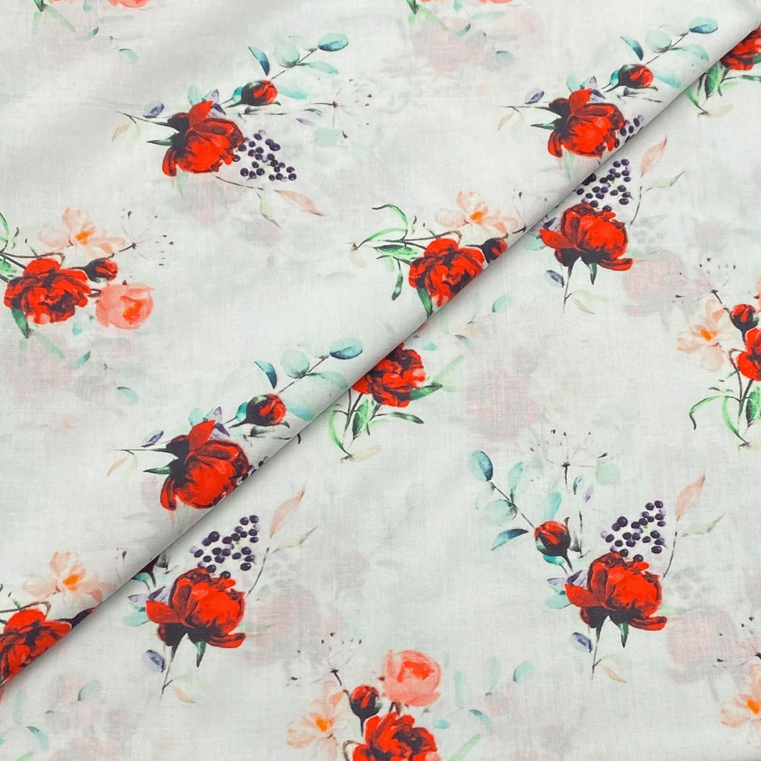 Lawn Digital Print D617