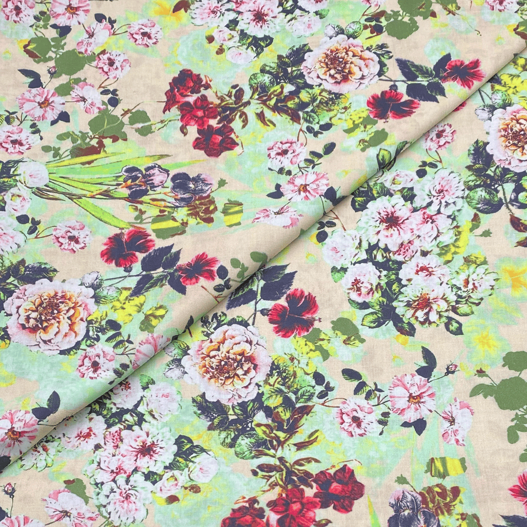 Lawn Digital Print D613