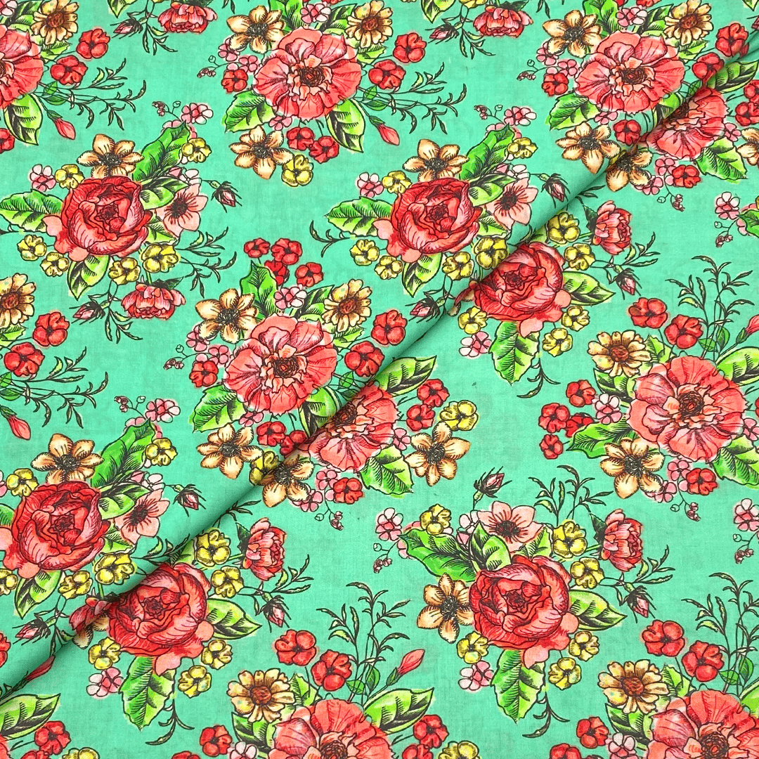 Lawn Digital Print D589