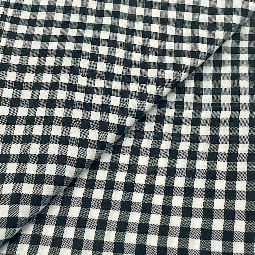 Poly Viscose Check D107