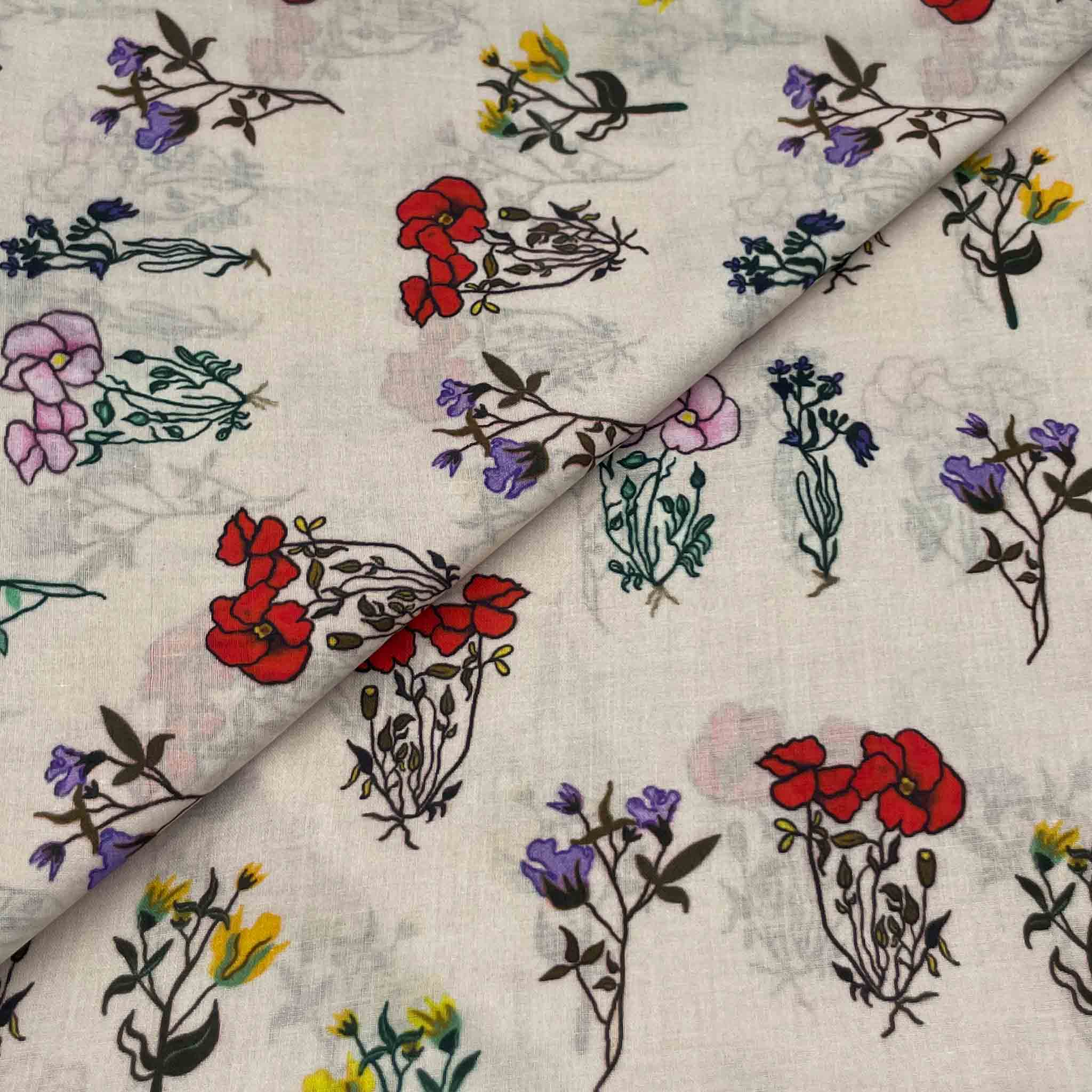 Lawn Digital Print D102