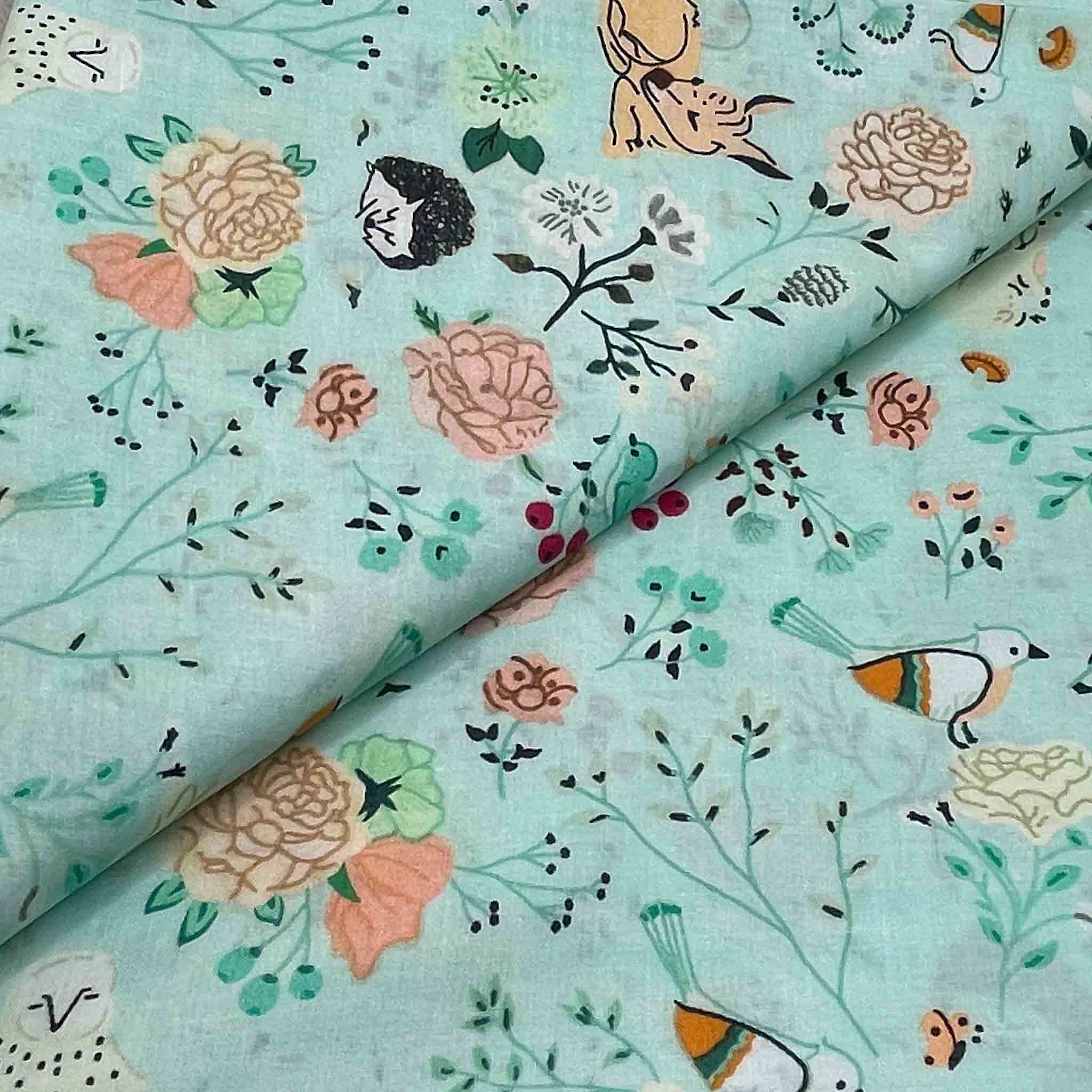 Lawn Digital Print D398