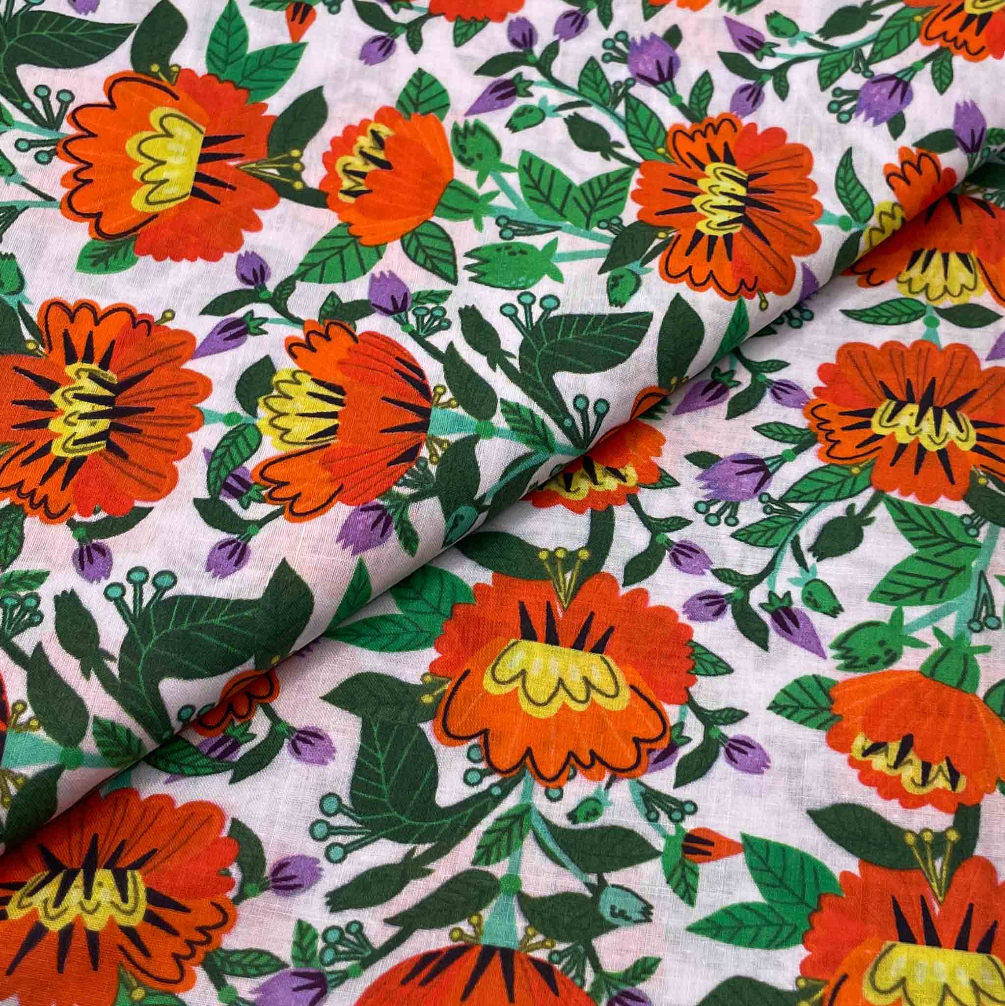 Lawn Digital Print D348