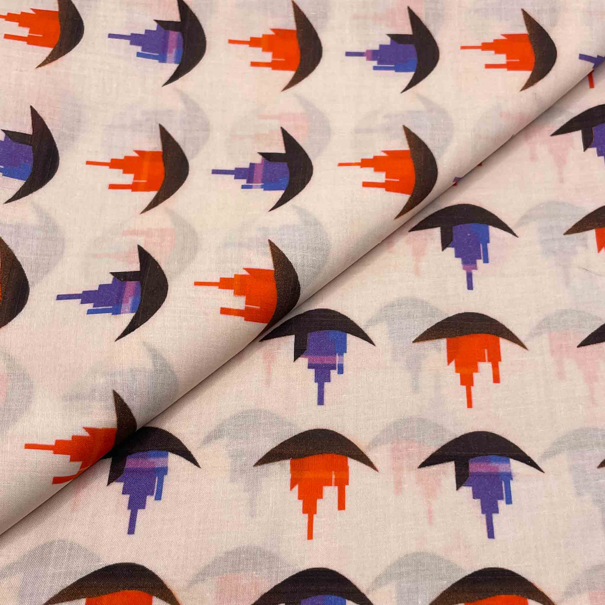 Lawn Digital Print D417