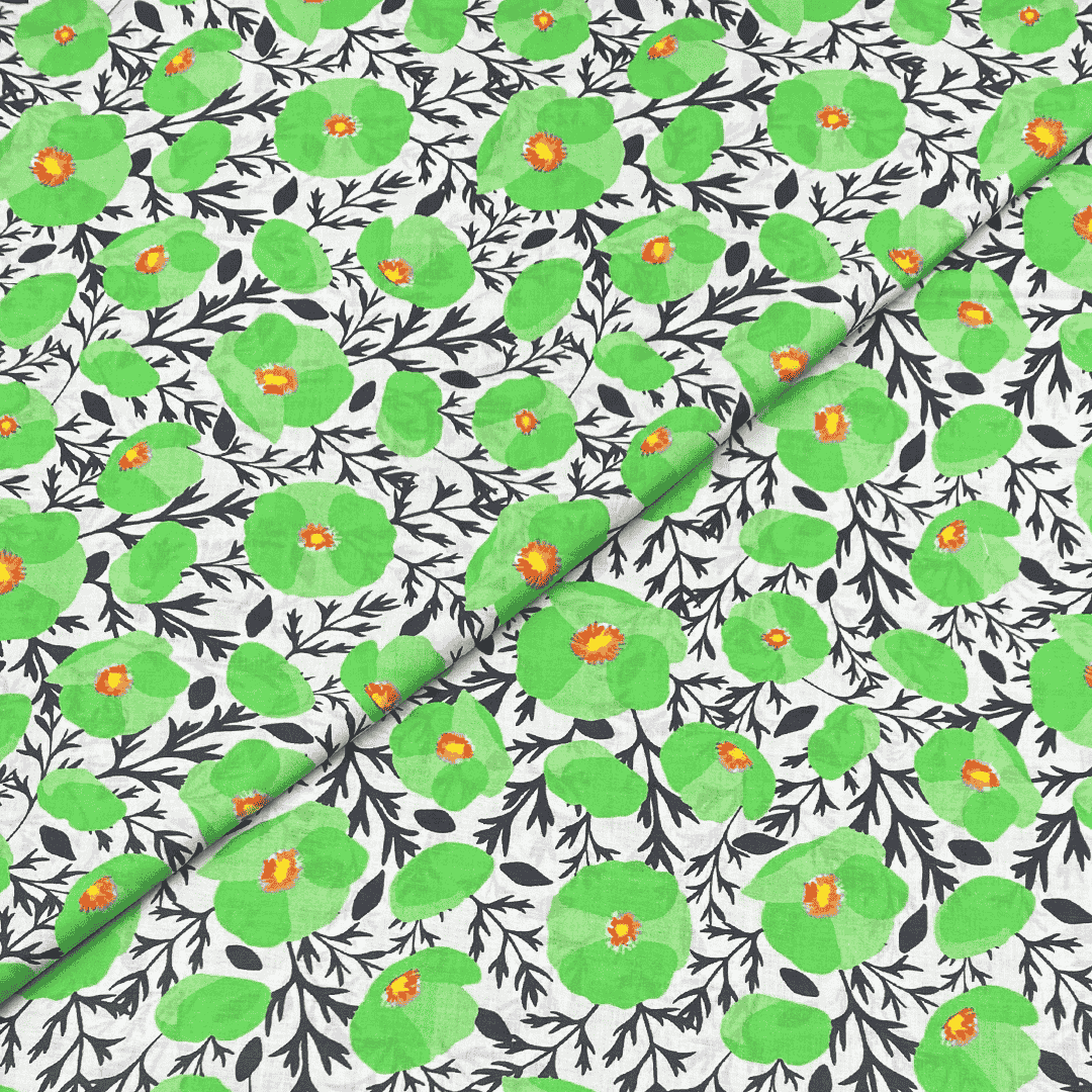 Lawn Digital Print D454