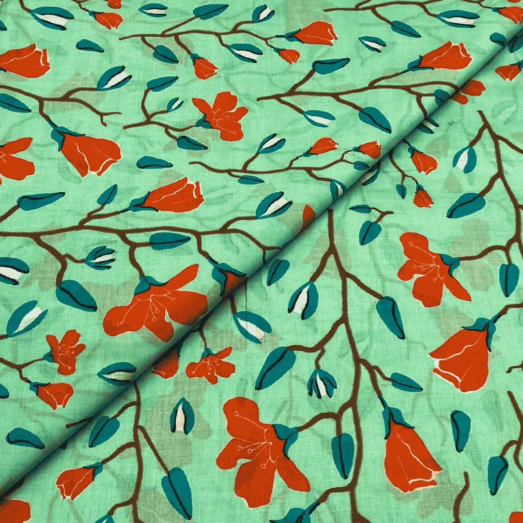 Lawn Digital Print D682