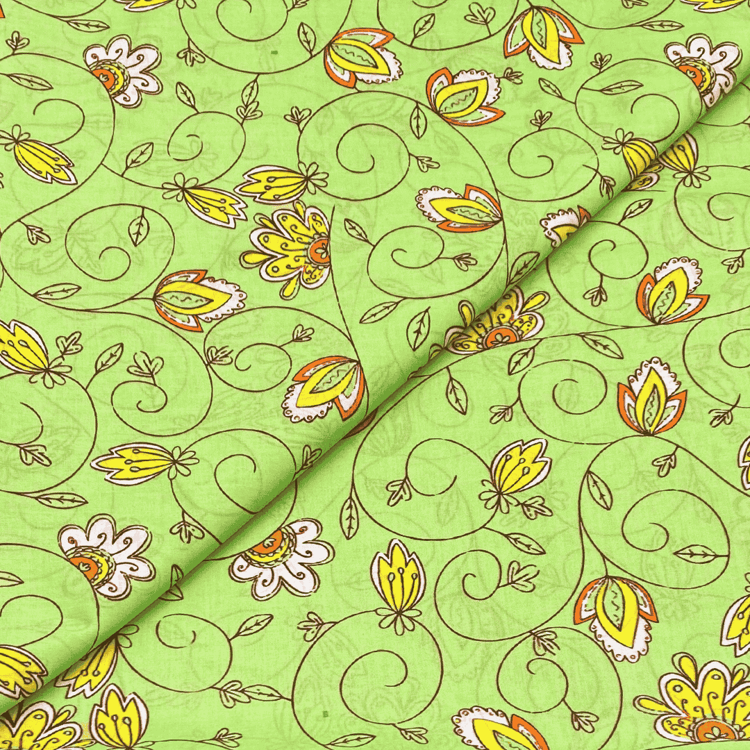 Lawn Digital Print D673