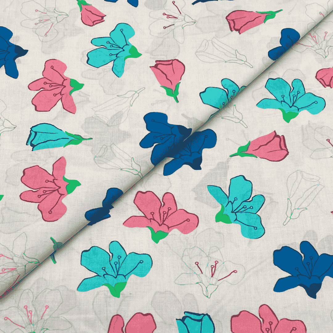 Lawn Digital Print D702