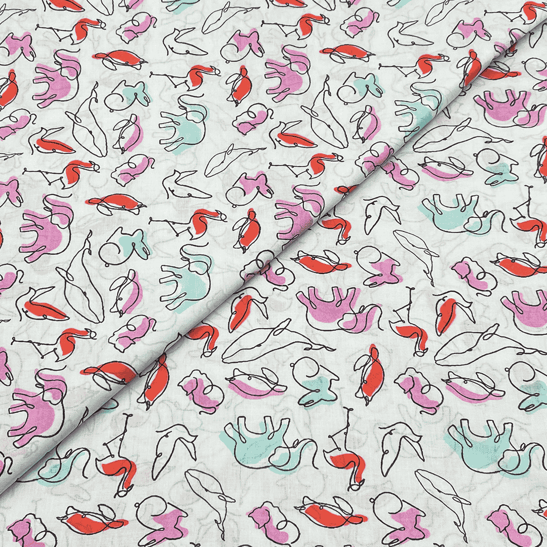 Lawn Digital Print D550